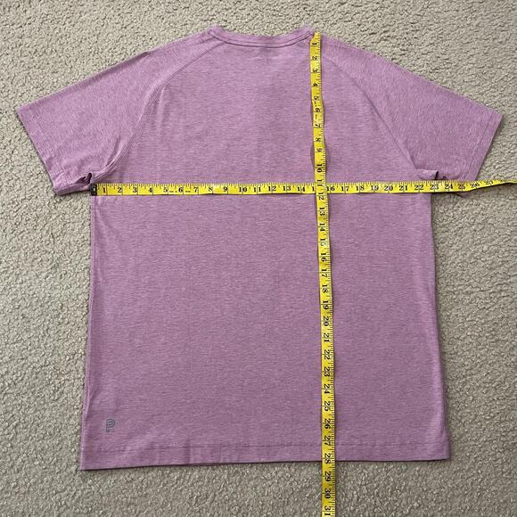 Public Rec Mens Red Pink Henley T Shirt Size XL - Picture 6 of 6
